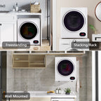Ktaxon 1.6 cu. ft. Compact Electric Dryer, White