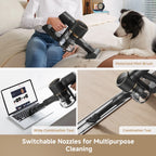 dreame U10 Cordless Stick Vacuum 100AW Suction Power 40-Minute Runtime LED Light