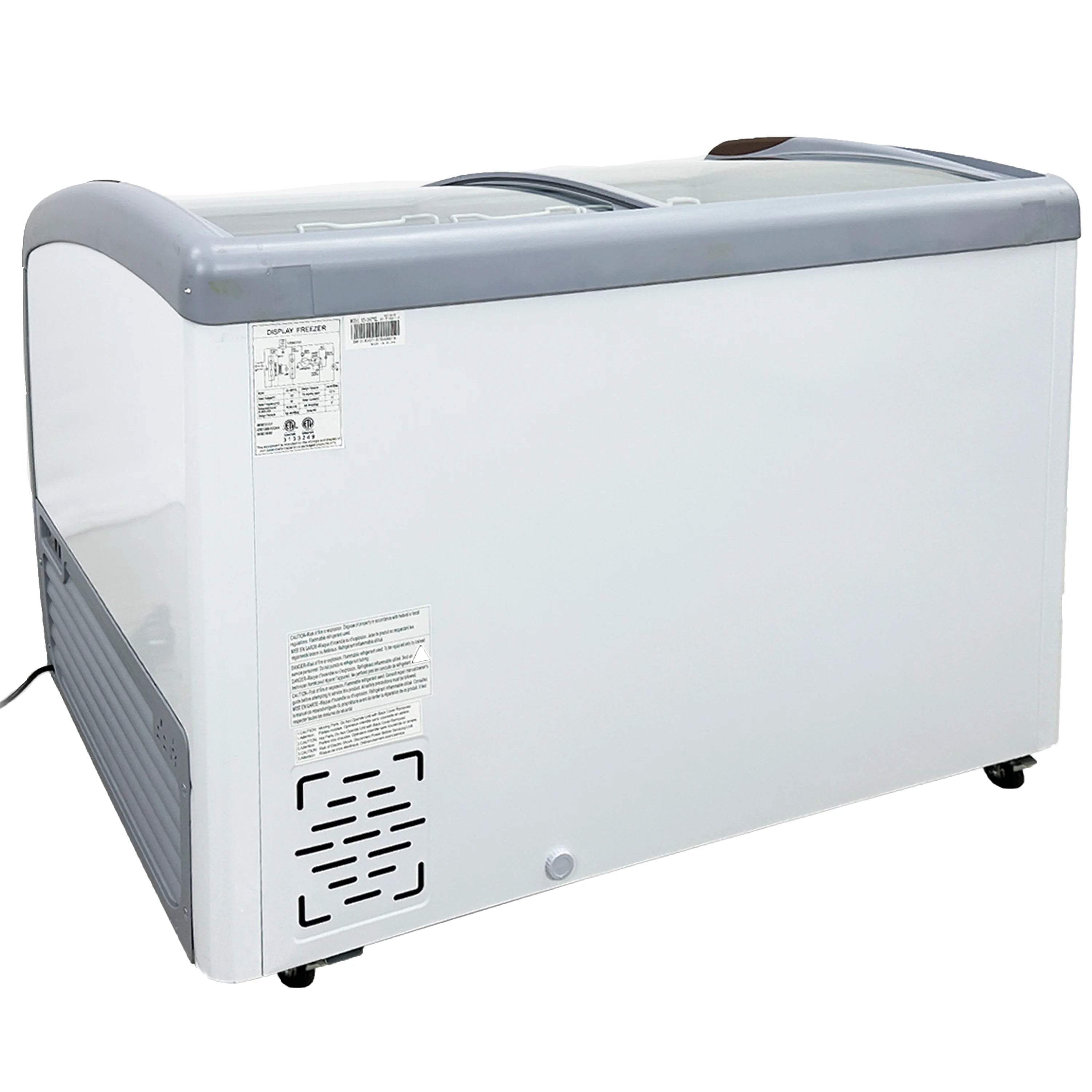 Elite Kitchen Supply 9.2 cu ft Commercial Ice Cream Freezer, White