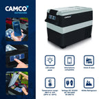 Camco Portable Refrigerator with Bluetooth, 30 lb