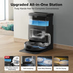 ECOVACS DEEBOT N30 Omni Robot Vacuum & Mop, 10000Pa Suction, TruEdge Mopping, ZeroTangle 2.0 Technology