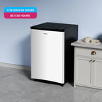 BANGSON 3.0 Cu.ft Compact Upright Freezer, Energy-Saving Mini Freezer with Adjustable Thermostat,Black