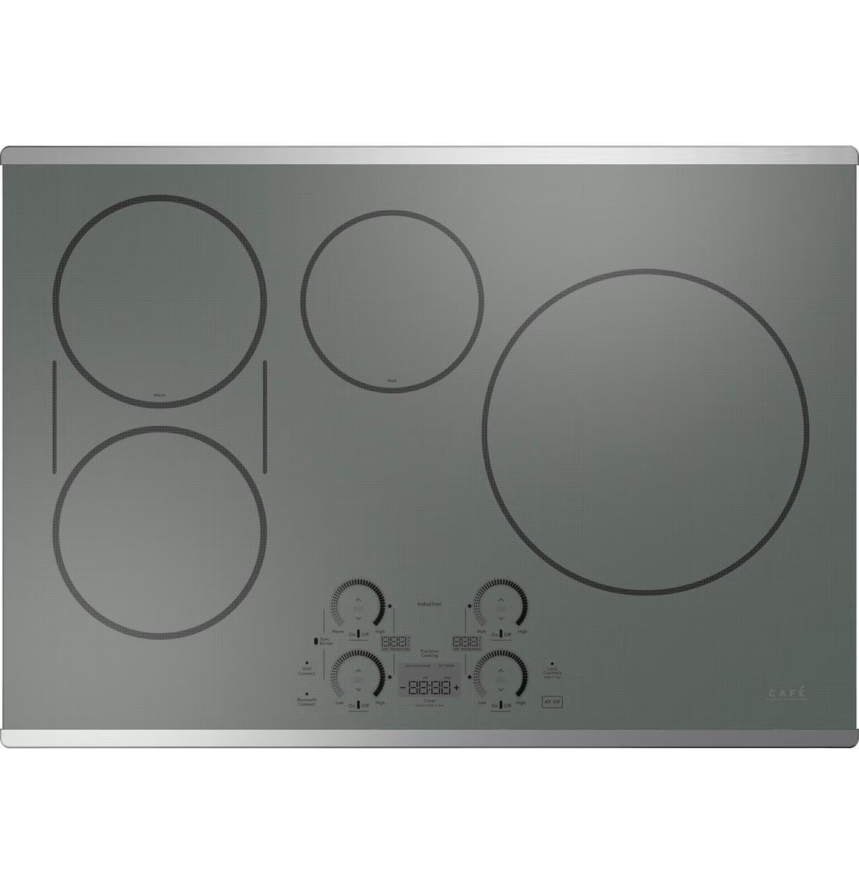 Cafe Chp9030 30" Wide 4 Burner Induction Cooktop - Stainless Steel