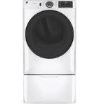 GE? 7.8 cu. ft. Capacity Smart Front Load Electric Dryer