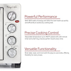 MegaChef 45 Quart Electric French Door Rotisserie Convection Counter Top Oven