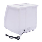 1200W White Portable Tabletop Dishwasher 2-6 Sets, Compact Dishwasher with Tank,Leak-Proof Drying, 360�� Spray Arm, 5 Programmes, for Houses, Flats and Dormitories
