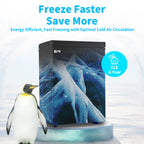 3.5 Cu.ft Freezer, Chest Freezer, Deep Freezer with Top Open Door