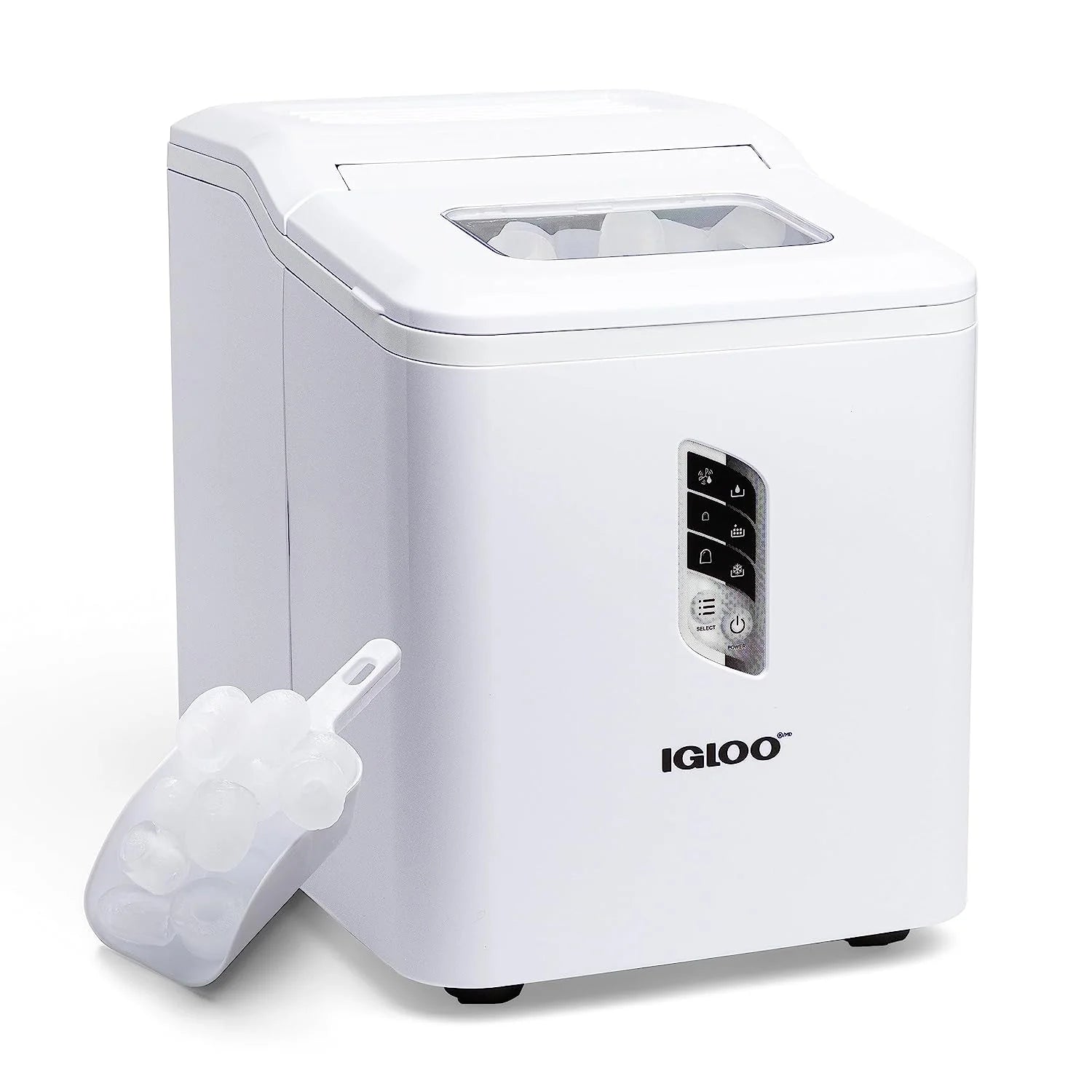 Igloo Automatic Ice Machine Self Cleaning Countertop Ice Maker for Water Bottle & Drinks, Aqua