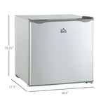 Side-by-Side Refrigerator HOMCOM Mini Freezer Countertop, 1.1 Cu.Ft Compact Upright Freezer with Removable Shelves, Reversible Door for Home, Dorm, Apartment and Office, gray,French Door Refrigerator