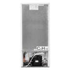 Canddidliike 2 Doors Cold-rolled Sheet Compact Refrigerator-White, Fridge with Freezer, Fridge, Adjustable Thermostat
