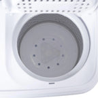 ZOKOP XPB35-188S 14.3lbs Semi-Automatic Washing Machine - Efficient, Compact Design for Apartments and Small Spaces - Gray Cover