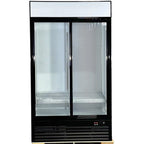 NSF 44 in. Refrigeration Double SLIDING Door Cooler 34.7 Cu.Ft. Sliding Door Refrigerator
