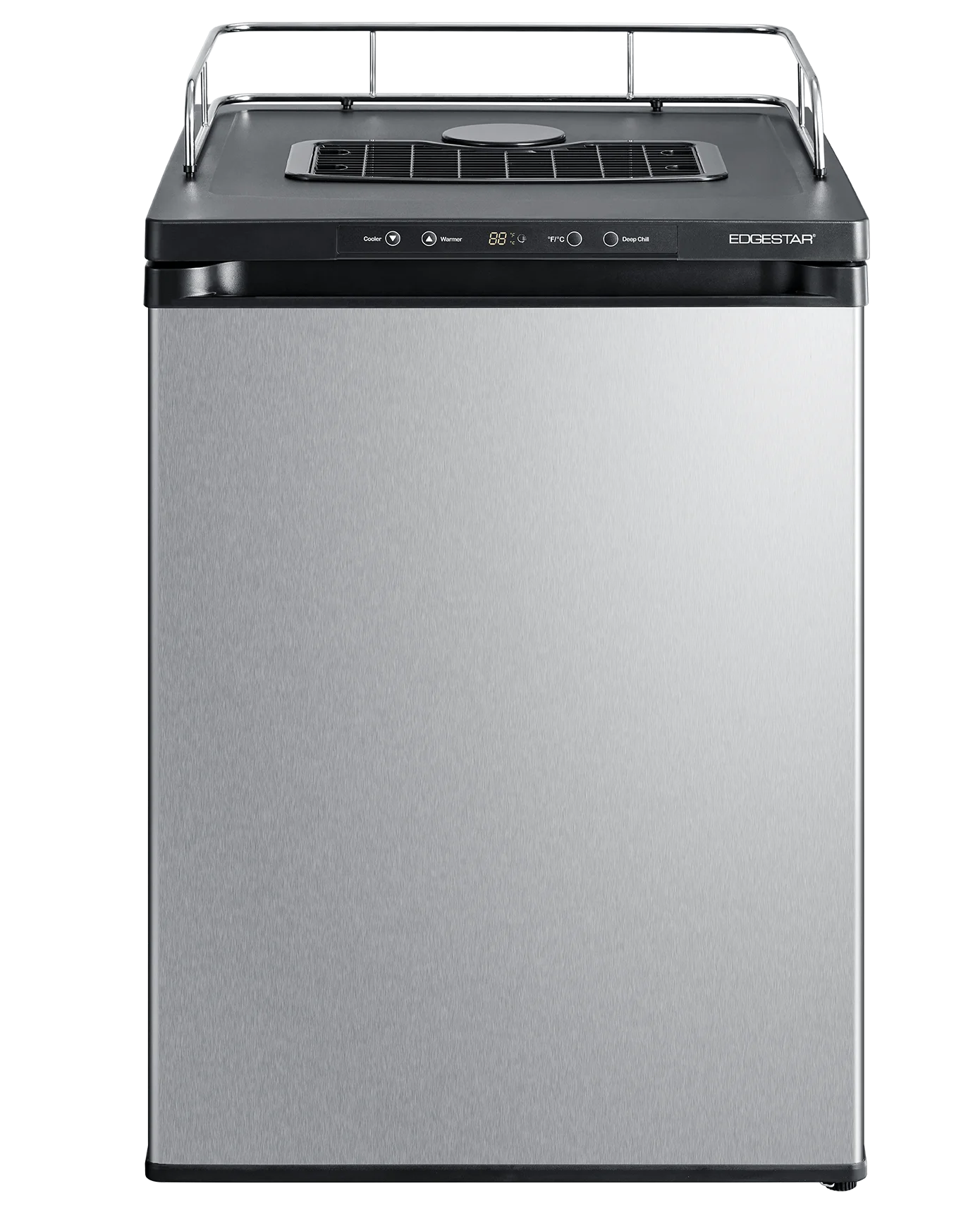 Edgestar Br3002 24" Wide Kegerator Conversion Refrigerator For Full Size Kegs - Black