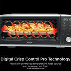 Restored Ninja FT205CO Digital Air Fry Pro Countertop 8-in-1 Oven in Stainless Steel (Refurbished)