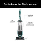Restored Shark R-NV250 Navigator Swivel Pro Plus Upright Vacuum, Emerald - Refurbished