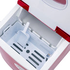 Newair 28 lb. Portable Bullet Ice Maker in Red