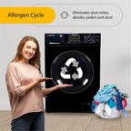 Pemberly Row Pet Compact 110V Vented/Ventless 15 lbs Combo Washer Dryer in Black