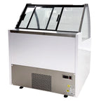 42 in. Commercial Deluxe Ice Cream Gelato 7 Pan Freezer NSF ETL Gelato Dipping Cabinet