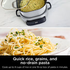 Ninja Foodi 6.5 qt Everyday PossibleCooker, Stainless Steel/White, Multi Cooker, Slow Cooker, MC1100