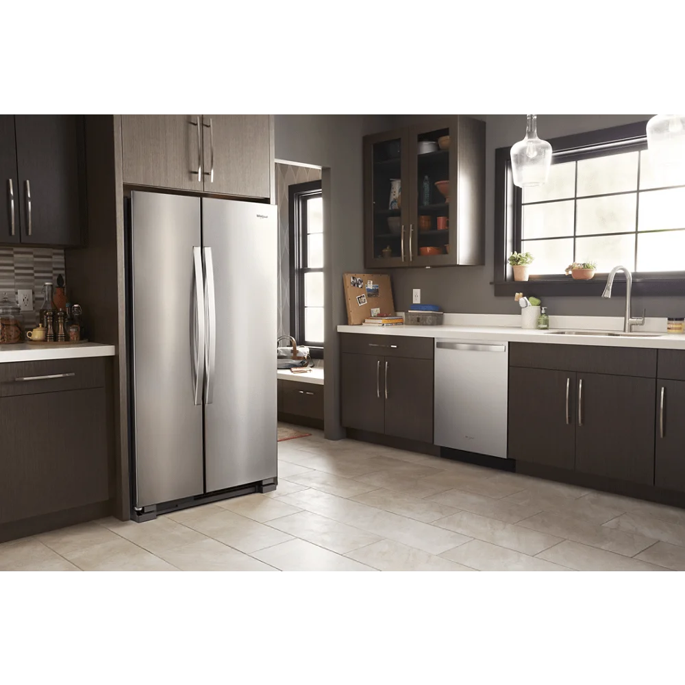WHIRLPOOL WRS315SNHM side by side freestanding refrigerator