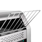 Miumaeov Conveyor Toaster 300 Slices/Hour Heavy Duty Commercial Conveyor Toaster 2200W Stainless Steel Toaster Oven for Restaurant & Home Use