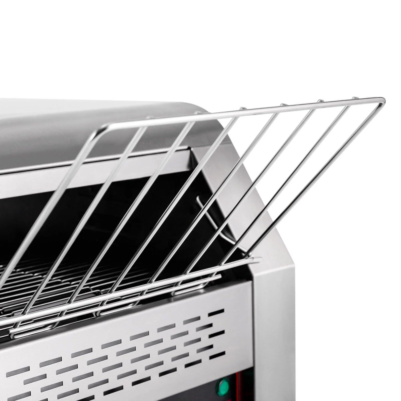Miumaeov Conveyor Toaster 300 Slices/Hour Heavy Duty Commercial Conveyor Toaster 2200W Stainless Steel Toaster Oven for Restaurant & Home Use
