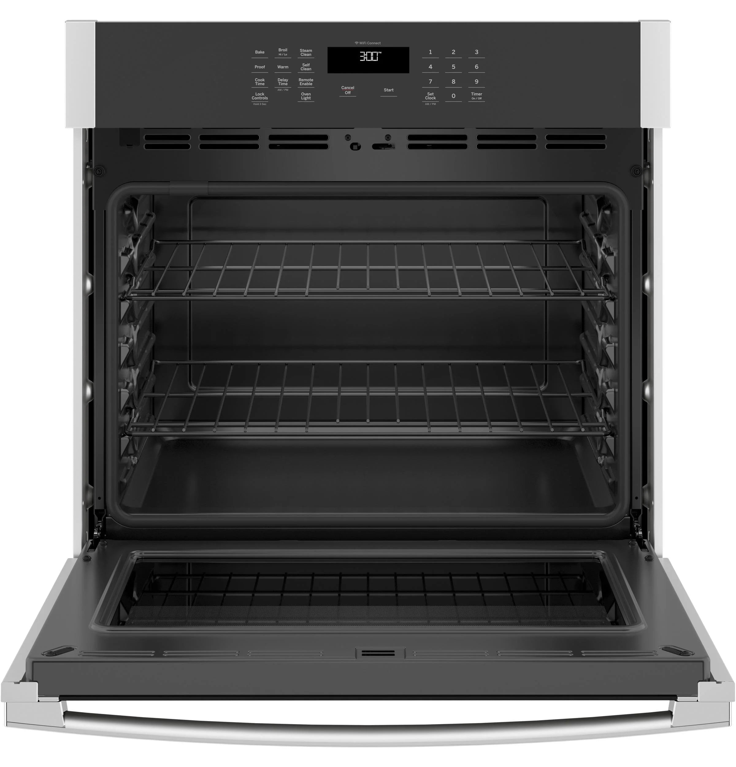 Ge Jts3000 30" Wide 5 Cu. Ft. Single Electric Oven - Stainless Steel