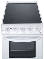 Summit 24�� 2.9 cu ft Electric Range in Ceramic