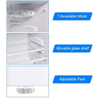 Kadyn Refrigerator,Fridge, Refrigerator with freezer, 2 Doors Cold-rolled Sheet Compact Refrigerator-White