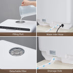 Danolapsi Portable Dishwasher,Countertop Dishwasher with 5L Water Tank, Dual Sprays,5 Programs,149�?High Temp & Air Dry, Mini Dishwasher for RVs & Apartments