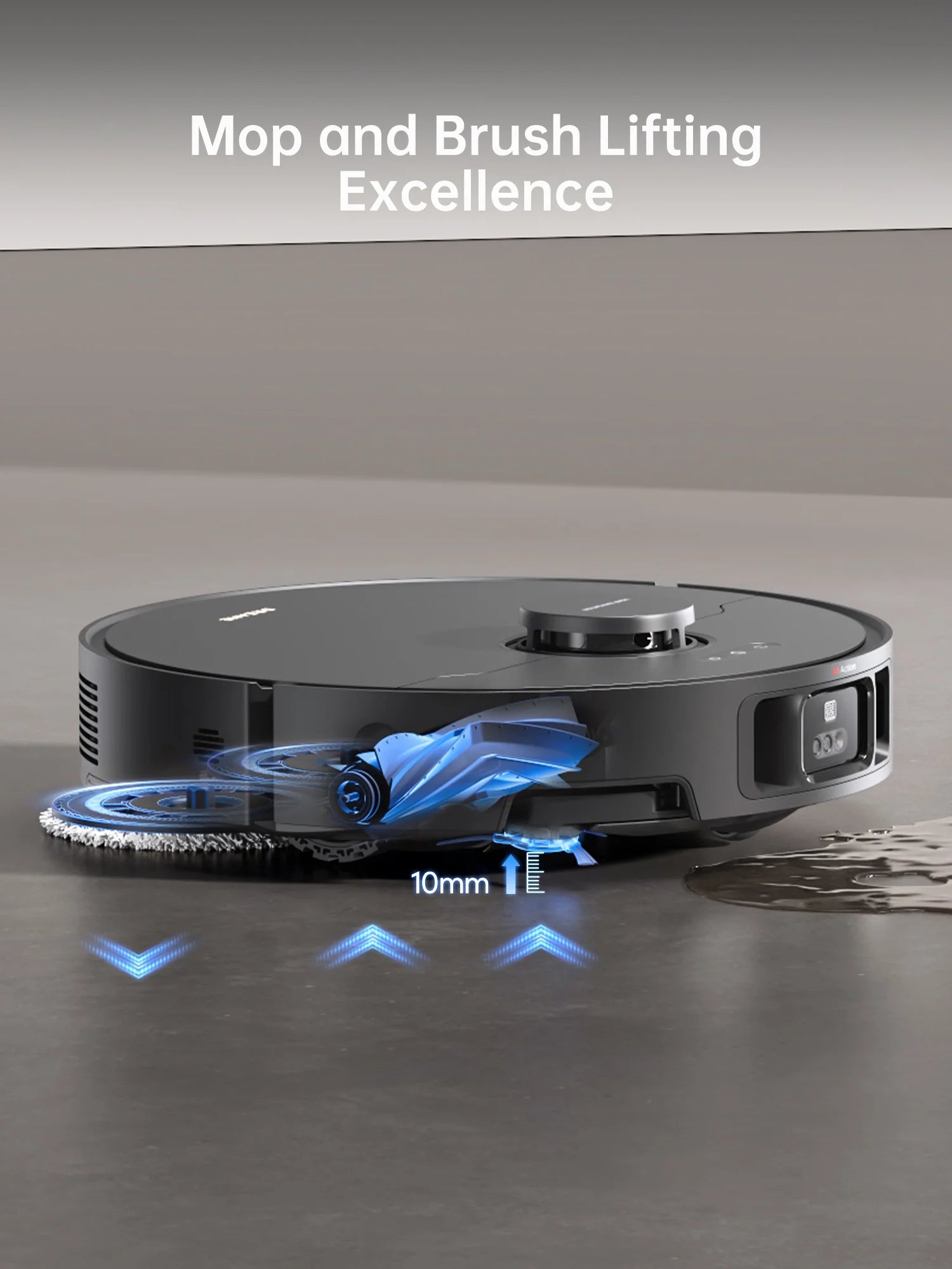 dreame L40 Ultra Robot Vacuum with Removable & Liftable Mop, Extendable & Liftable SideBrush, 11,000Pa Suction, 149a?? Mop & Washboard Self Cleaning, Auto-Empty, Auto Refill, Voice Control