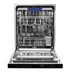 GreenEver 24 Inch Top Control Built-In Dishwasher, Stainless Steel Dishwasher with 6-Cycles and 3rd Rack, ENERGY STAR, 49-dBA