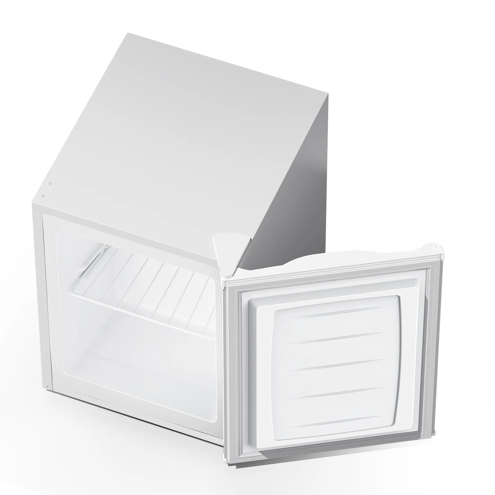 KNDKO 1.2Cu.ft Upright Freezer, Mini Freezer with Reversible Door, Perfect for Home/Office/Dorm, Black