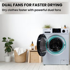 Equator 1.62 cu.ft./15 lbs All in One Combo Washer Dryer with Pet Cycle Silver