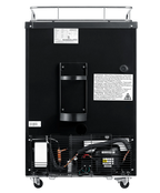 Edgestar Br3002 24" Wide Kegerator Conversion Refrigerator For Full Size Kegs - Black