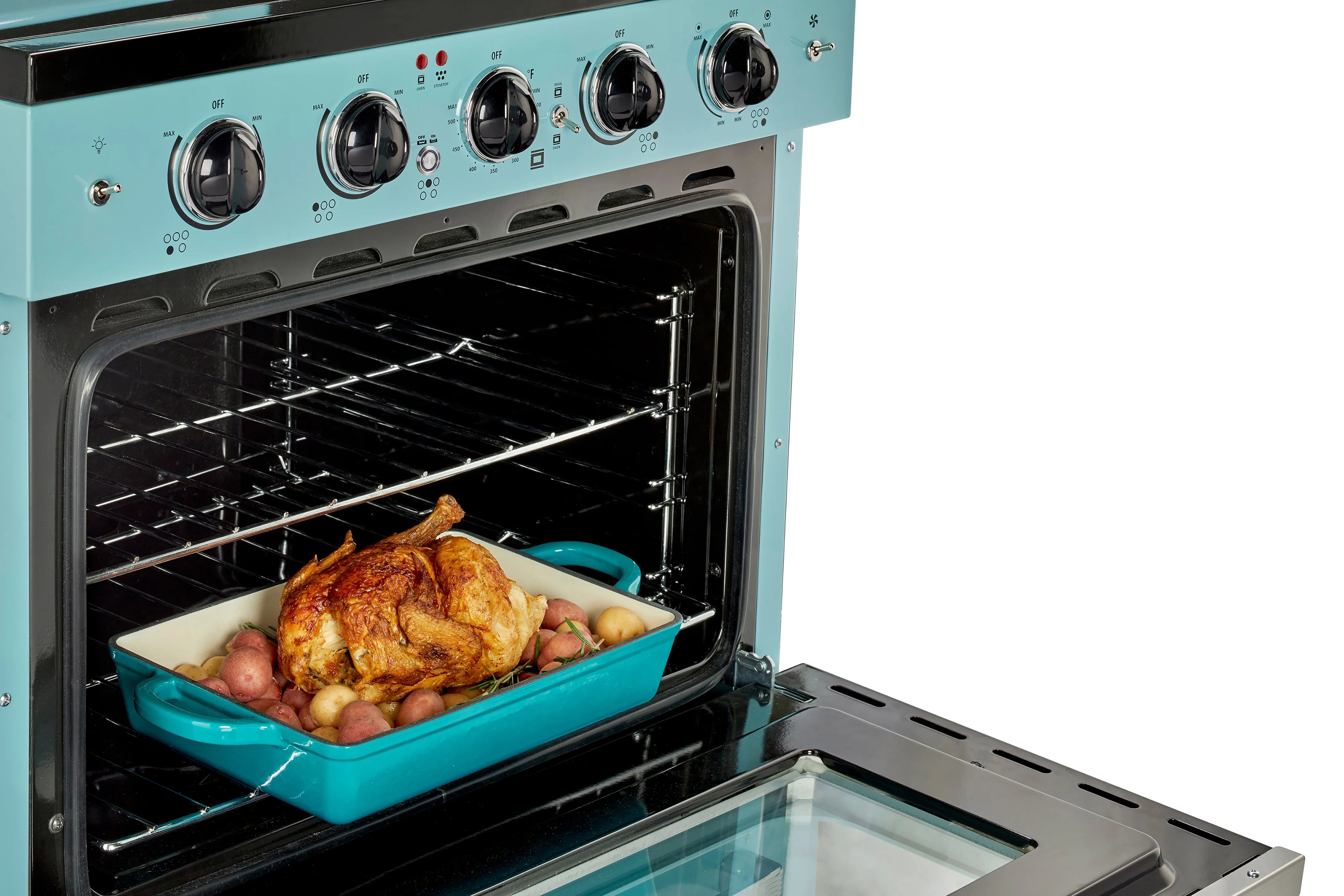 Unique Appliances Oven 30.0 in 3.9 cu/ft Electric Freestanding Range in Marshmallow White
