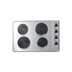 SUMMIT 30" Wide 208/240V 4-Burner Solid Disk Cooktop