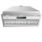 30 inch Built-in/Insert Range Hood, 900 CFM Ducted/Ductless Insert Range Hood with Charcoal Filter