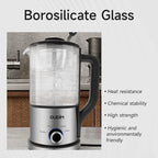 Drip Electric Coffee Maker, Electric Kettle, Watering Extracts, 600 , 1.2L, BPA-free, Tea Free Kettle Coffee Press, Glass and Stainless Steel, Coffee Maker, Tea Kettle