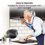 GASLAND 21 in 2 Elements Radiant Electric Cooktop with 9 Heating Levels, Smooth Surface, 240V