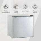 Resenkos 1.1 Cu.Ft Countertop Mini Freezer, Compact Upright Freezer with Removable Shelves, Red