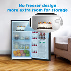 Mainstays 3.3 Cu. ft. Single Door Mini Refrigerator, Black