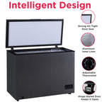 Frigidaire, 5.0 Cu. ft. Chest Freezer, Black Granite Design