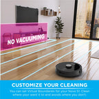 iHome AutoVac Nova S1 Robot Vacuum with LIDAR Navigation, 150 Min Runtime, 2700pa Suction, New