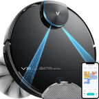Viomi Smart Robot Vacuum V3 Max Duster Vacuum & Mop for Multi Floors, Black