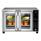Gourmia 6-Slice Digital Toaster Oven Air Fryer, with 18 One-Touch Presets & Temp Probe, Stainless Steel