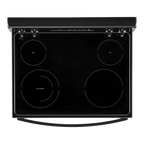Whirlpool 30 in. 5.3 cu. ft. 4-Burner Electric Range in Black with Storage Drawer