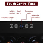 Ktaxon 18 Bottle Compressor Wine Cooler Freestanding Wine Fridge, Fast Cooling, Low Noise
