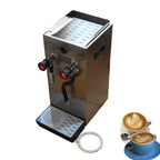 INTBUYING 220V Milk Frother Steam Boiling Water Frothing Machine for Coffee Tea 12L Silver