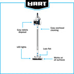 HART 20V Cordless Stick Vacuum (Battery Not Included)